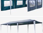 Gazebo Party Tent, Garden Tent, Event Gazebo - 3 x 9 m, 9 x 3 m + 8 Side Panels