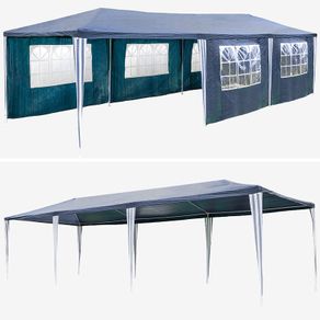 Gazebo Party Tent, Garden Tent, Event Gazebo - 3 x 9 m, 9 x 3 m + 8 Side Panels