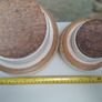 Vintage pottery canisters with Cork lids Image 5