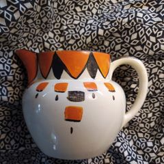 Art Deco / Myott hand painted jug,1920s/ 1930s