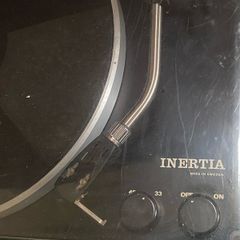 Vintage Inertia Turntable Manufactured in Sweden in the 1970s
