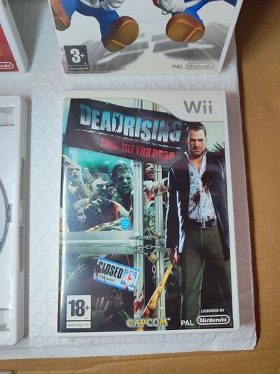 Wii Games The Simpsons Mario kart Super Mario Galaxy Wii Sports Resort Dead rising Mario Sonic Olympics