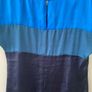 Navy teal and  blue colour block top size 12 Image 2