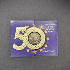 Ireland 2 Euro Treaty of Rome 50th Anniversary Coin Set Official Mint Pack