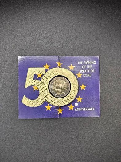 Ireland 2 Euro Treaty of Rome 50th Anniversary Coin Set Official Mint Pack