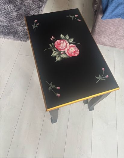 Set of black side tables new