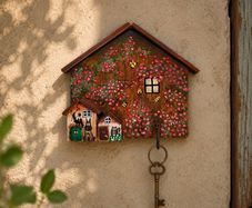 Handcrafted wooden key holders
