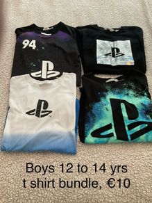 Boys 12 to 14 t shirt bundle