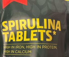 Organic Spirulina Tablets 500 tablets 500 mg each brand new