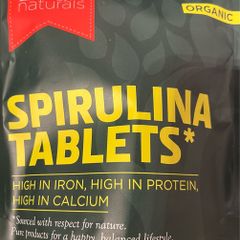 Organic Spirulina Tablets 500 tablets 500 mg each brand new