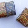 Vintage handmade hand-painted papier-mache  box. India. Kashmir Rare  Box Image 4