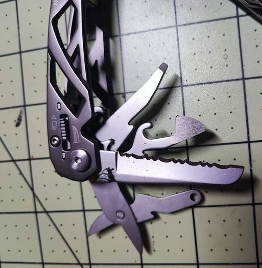 Gerber steel and aluminium multi-tool