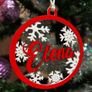 Personalised Christmas tree baubles - custom names Image 2