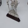 Newbridge Silverware : Mice Cheese Picks On Stand Image 4
