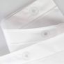 Shower Curtain with Magnetic Hem, Long Shower Curtain Made of Mould PEVA, Stylish and Water Repellent Shower Liner for Bathroom, Frost White, 183 x 183 cm (FREE POSTAGE) Image 3