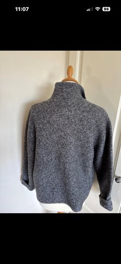 Grey wool jacket size 10