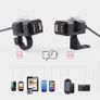 Waterproof Dual USB 12V Motorcycle Handlebar Charger Socket w/ Switch & Mount Image 6