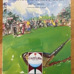 Very Rare 1993 Carrolls Irish Open Programme - Mount Juliet - Golf