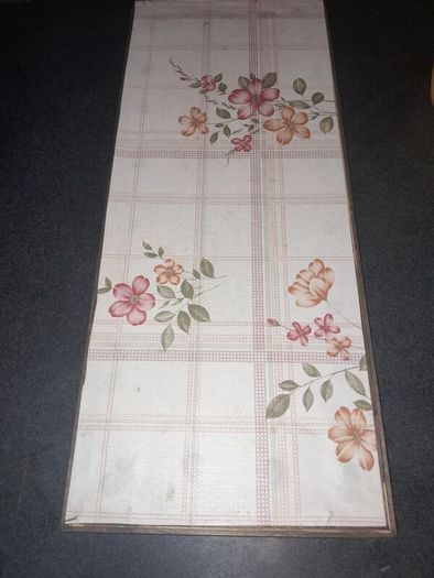 Handmade tapestry with flowers