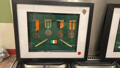 Collection of Irish Medals. 1916-1966-1921-1971