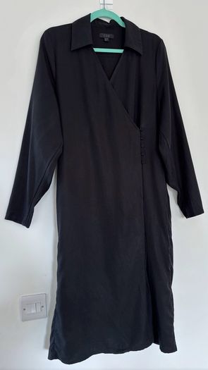 COS midi wrap dress