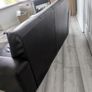 Free black two seater leather couch Image 6