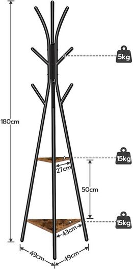 Freestanding Coat Stand  - Free Delivery Nationwide