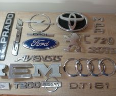 Collection Of Original Car/van Logo/motif In Good Order Man Cave