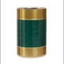 Wine Cooler, Gold Colour Stainless Steel & Green Enamel Image 9