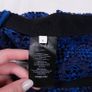 Sandro Royal Blue & Navy Floral Guipure Crochet Lace Midi Pencil Skirt 8UK/36EU Image 3