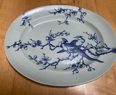 Antique 1880s Victorian Meat Plate