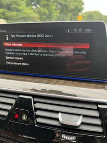 BMW: Remove TPMS Tyre Pressure Monitor RDC Failure Message