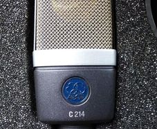 AKG c214 microphone