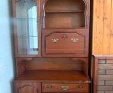 vintage solid wood cabinet