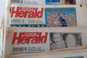 Old Herald newspapers 1995