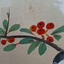 Vintage East Asian Silk Handpainted Painting Image 4