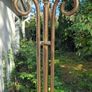 Heavy wrought iron vintage free standing floor lamp Image 3