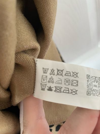 Zara leopard midi skirt