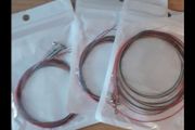 3 sets Acoustic Guitar Strings. Coloured