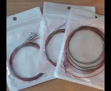 3 sets Acoustic Guitar Strings. Coloured