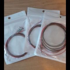 3 sets Acoustic Guitar Strings. Coloured