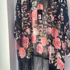 Mandi Floral tassel top new