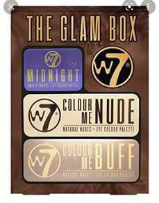 W7 eyeshadow glam box