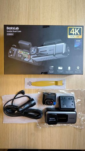 4K Dual Cam Dash Cam GPS WiFi