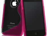 Protective Case S-Line Soft Gel Silicone Cover for iPhone 4 4S + Free Screen Protecor