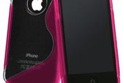Protective Case S-Line Soft Gel Silicone Cover for iPhone 4 4S + Free Screen Protecor