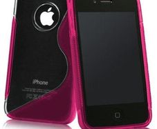 Protective Case S-Line Soft Gel Silicone Cover for iPhone 4 4S + Free Screen Protecor