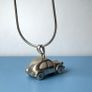 Unusual Sterling Silver Car Pendant Image 3