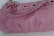 New Pink genuine leather designer bag with dustbag