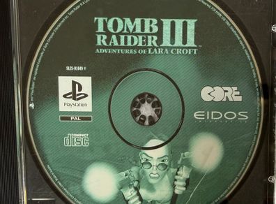 PS2 , TOMB RAIDER 3 , Disc only , light scratches but works fine